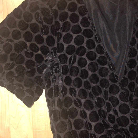 Zara Black Polka Dot Dress - Picture 2 of 5